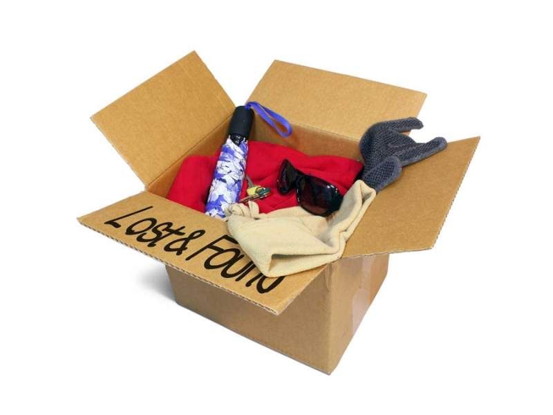 Lost and Found - Unlabeled Items Donated to Charity at Spring Break