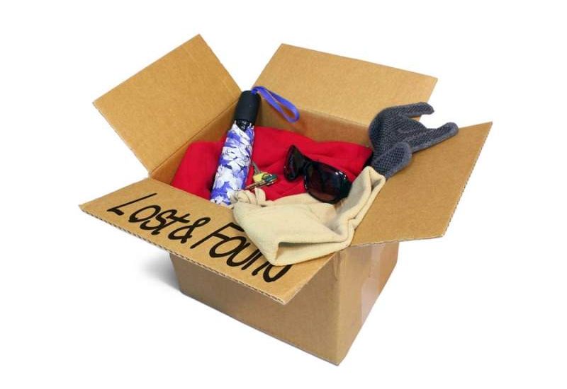 Lost and Found - Unlabeled Items Donated to Charity at Spring Break